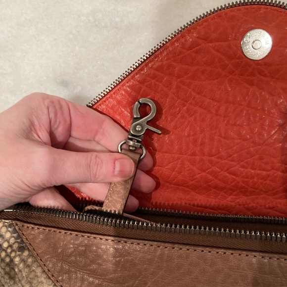 Rebecca Minkoff Collection Cali Snake-Print Shoulder Bag - Picture 16 of 16